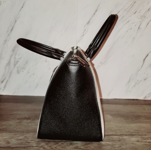 MICHAEL KORS 'Nolita' medium black/white satchel - Picture 2 of 5